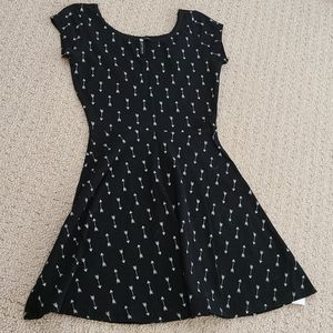 Cotton on skater arrow black dress